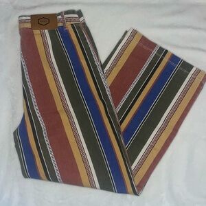 NWOT RVCA Striped Colored Jeans